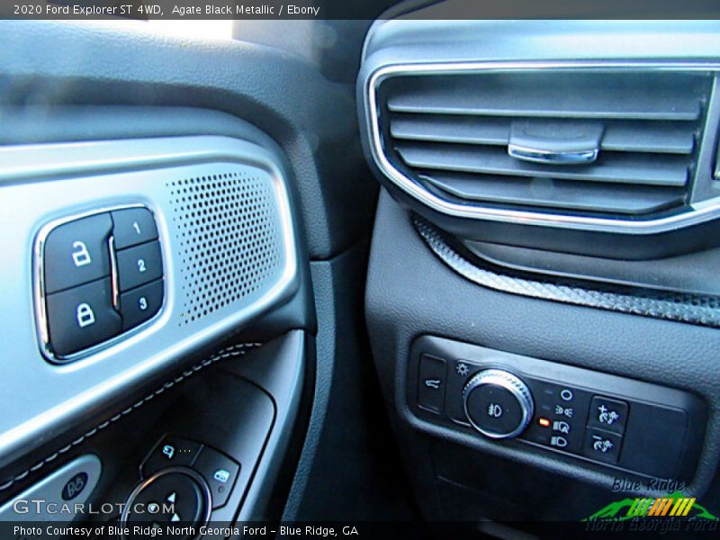 Agate Black Metallic / Ebony 2020 Ford Explorer ST 4WD
