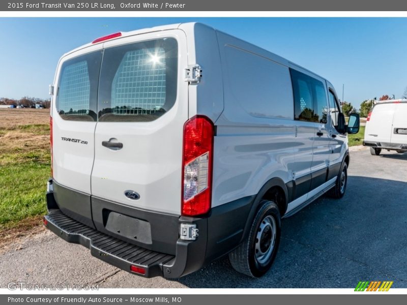 Oxford White / Pewter 2015 Ford Transit Van 250 LR Long
