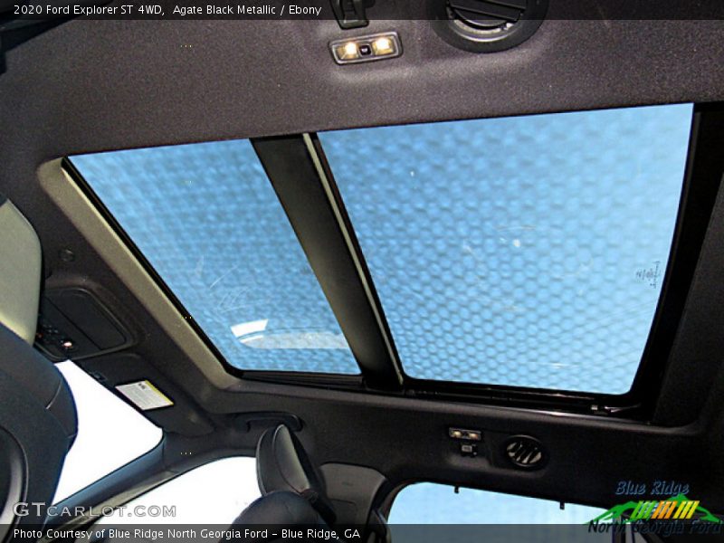 Agate Black Metallic / Ebony 2020 Ford Explorer ST 4WD