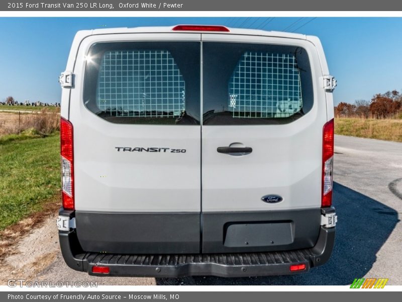 Oxford White / Pewter 2015 Ford Transit Van 250 LR Long