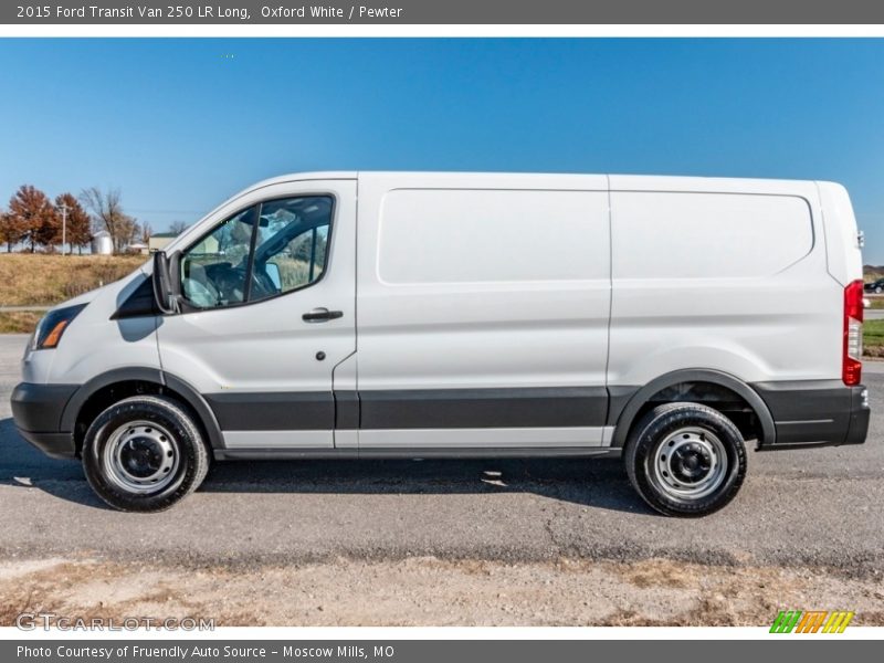 Oxford White / Pewter 2015 Ford Transit Van 250 LR Long