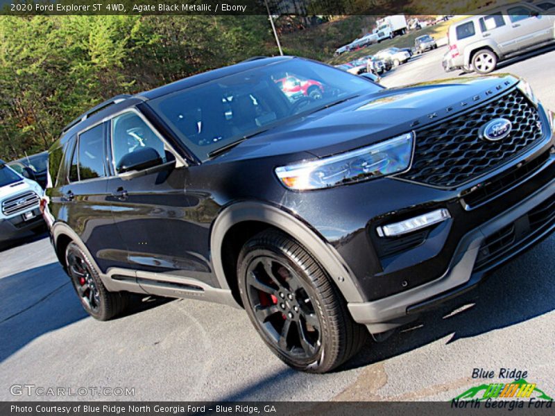 Agate Black Metallic / Ebony 2020 Ford Explorer ST 4WD