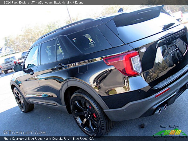 Agate Black Metallic / Ebony 2020 Ford Explorer ST 4WD