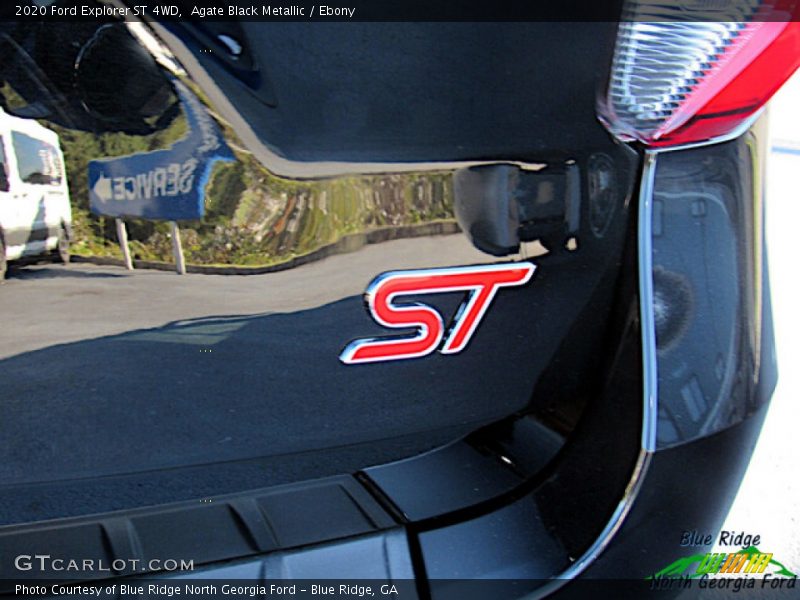 Agate Black Metallic / Ebony 2020 Ford Explorer ST 4WD