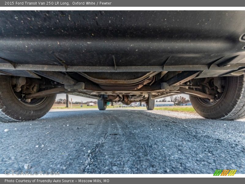 Oxford White / Pewter 2015 Ford Transit Van 250 LR Long