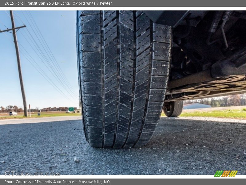 Oxford White / Pewter 2015 Ford Transit Van 250 LR Long