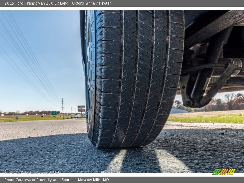 Oxford White / Pewter 2015 Ford Transit Van 250 LR Long