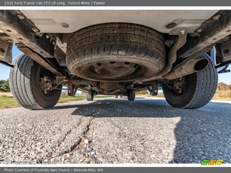 Oxford White / Pewter 2015 Ford Transit Van 250 LR Long