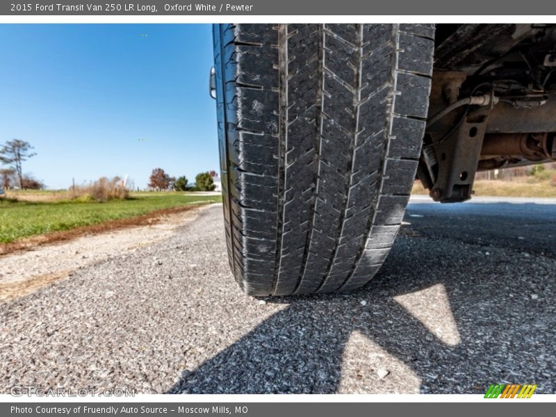 Oxford White / Pewter 2015 Ford Transit Van 250 LR Long