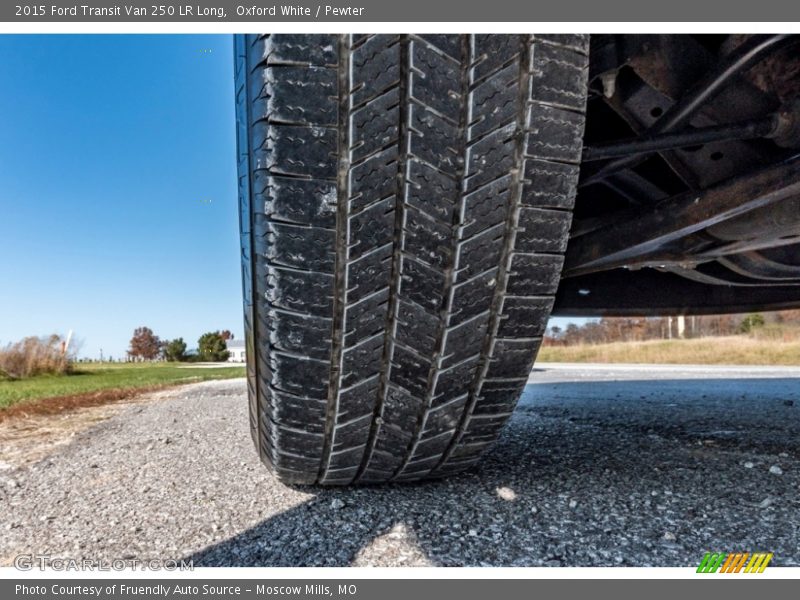 Oxford White / Pewter 2015 Ford Transit Van 250 LR Long