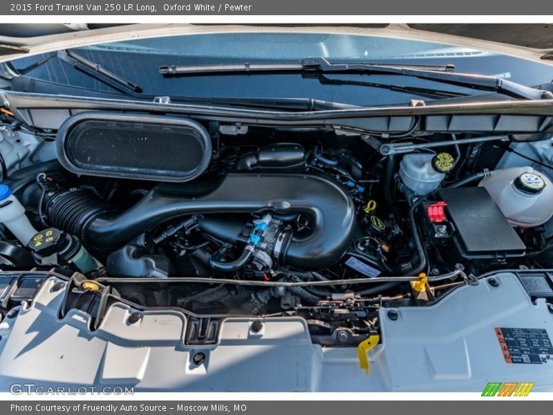Oxford White / Pewter 2015 Ford Transit Van 250 LR Long