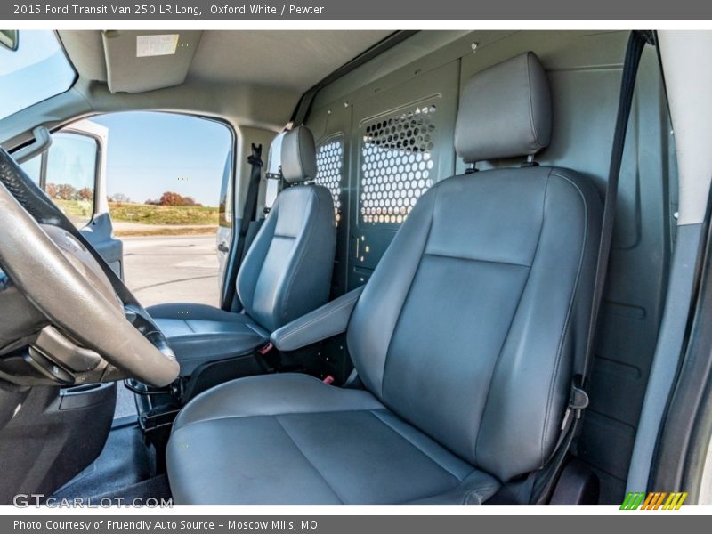 Oxford White / Pewter 2015 Ford Transit Van 250 LR Long