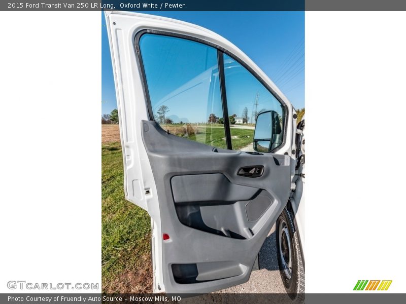 Oxford White / Pewter 2015 Ford Transit Van 250 LR Long
