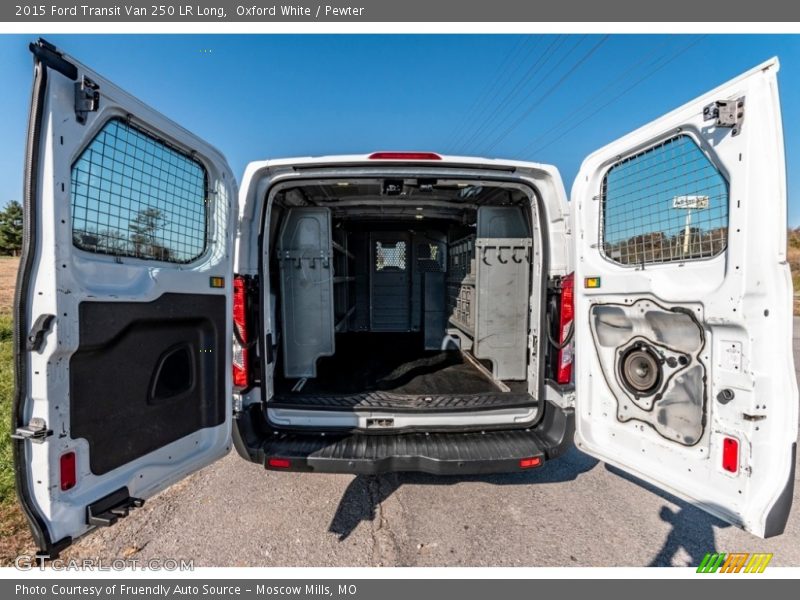 Oxford White / Pewter 2015 Ford Transit Van 250 LR Long