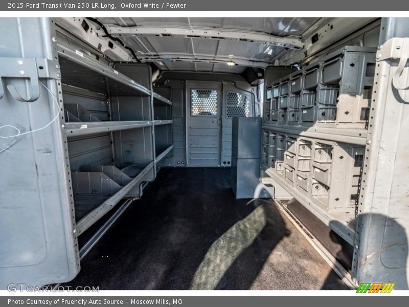 Oxford White / Pewter 2015 Ford Transit Van 250 LR Long