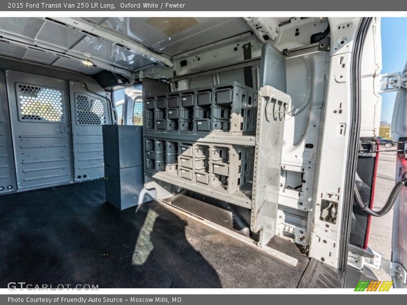 Oxford White / Pewter 2015 Ford Transit Van 250 LR Long
