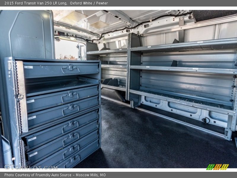 Oxford White / Pewter 2015 Ford Transit Van 250 LR Long