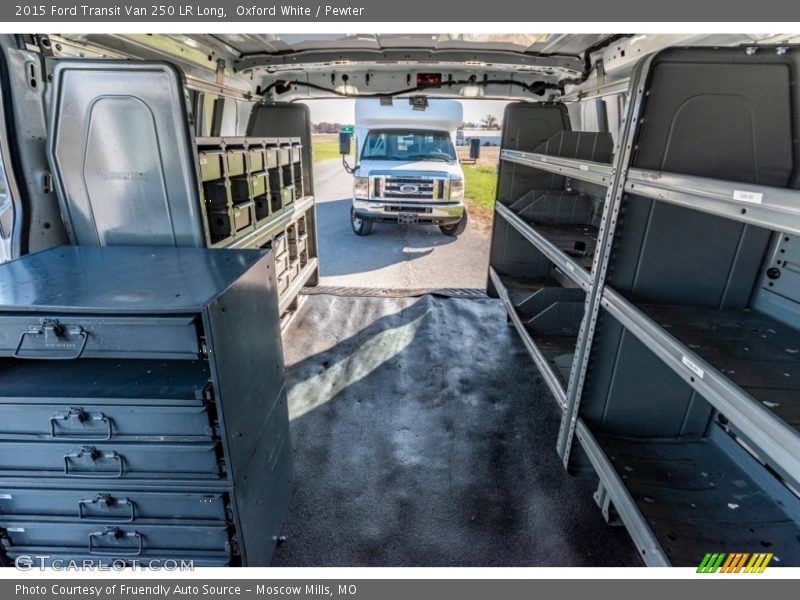 Oxford White / Pewter 2015 Ford Transit Van 250 LR Long