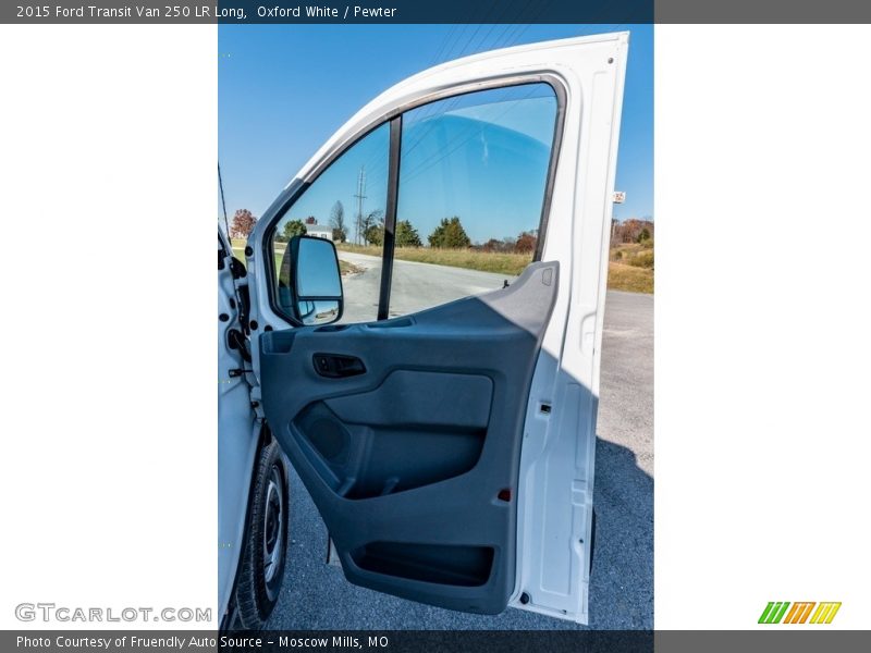 Oxford White / Pewter 2015 Ford Transit Van 250 LR Long