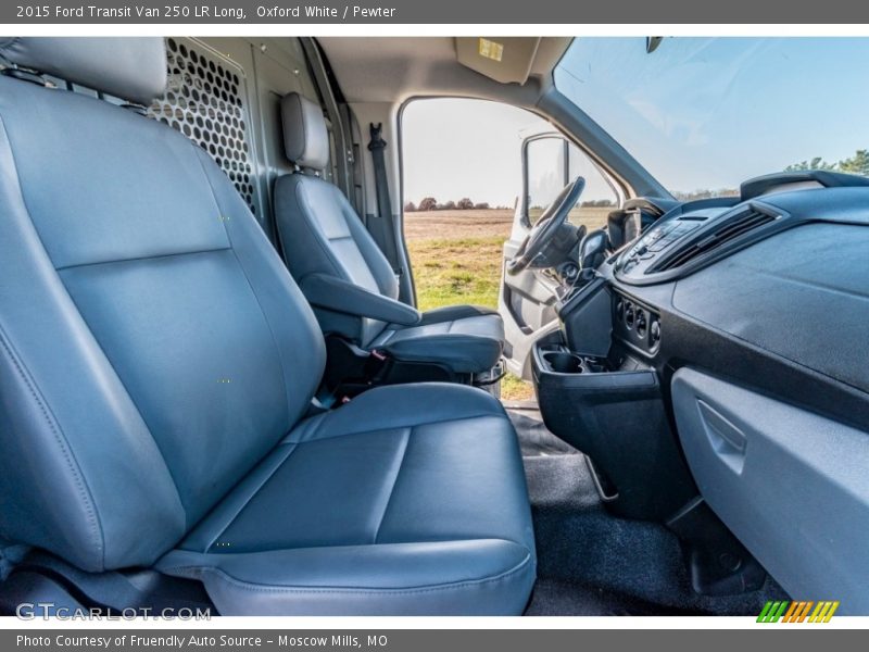 Oxford White / Pewter 2015 Ford Transit Van 250 LR Long