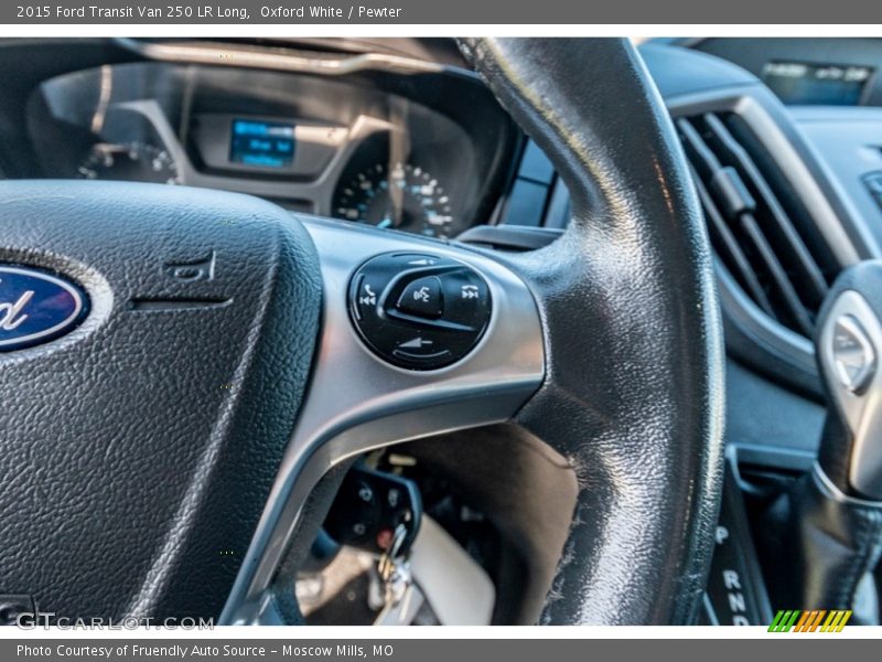 Oxford White / Pewter 2015 Ford Transit Van 250 LR Long