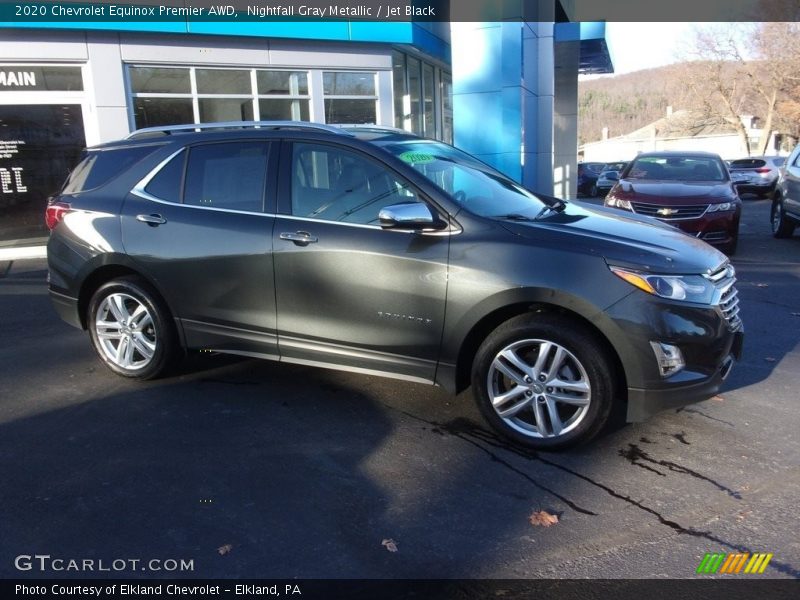 Nightfall Gray Metallic / Jet Black 2020 Chevrolet Equinox Premier AWD