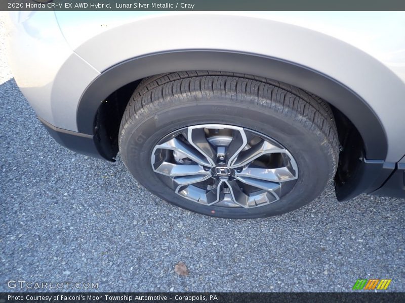 Lunar Silver Metallic / Gray 2020 Honda CR-V EX AWD Hybrid