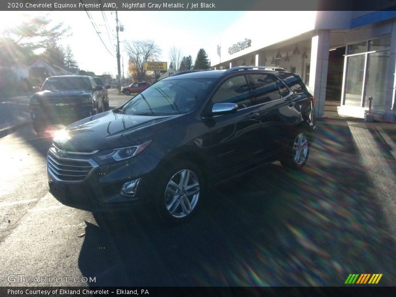Nightfall Gray Metallic / Jet Black 2020 Chevrolet Equinox Premier AWD