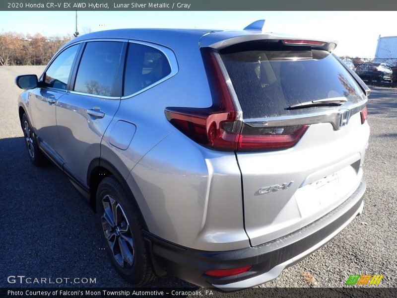 Lunar Silver Metallic / Gray 2020 Honda CR-V EX AWD Hybrid
