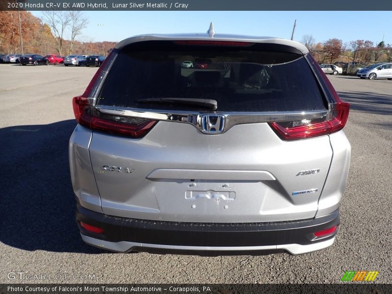Lunar Silver Metallic / Gray 2020 Honda CR-V EX AWD Hybrid