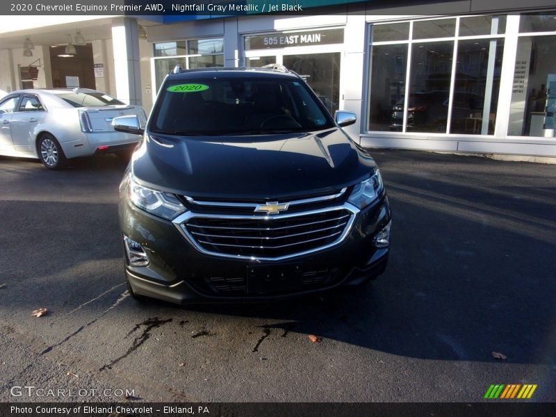 Nightfall Gray Metallic / Jet Black 2020 Chevrolet Equinox Premier AWD