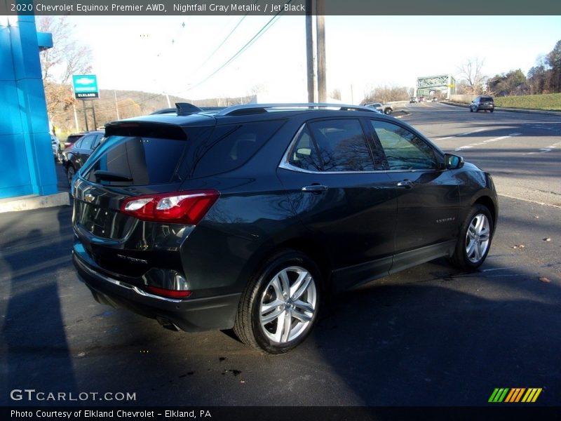 Nightfall Gray Metallic / Jet Black 2020 Chevrolet Equinox Premier AWD