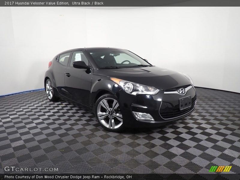 Ultra Black / Black 2017 Hyundai Veloster Value Edition