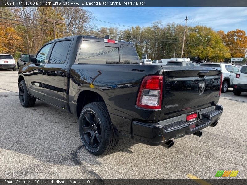 Diamond Black Crystal Pearl / Black 2021 Ram 1500 Big Horn Crew Cab 4x4