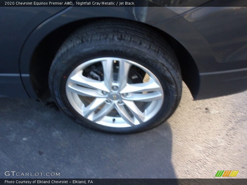 Nightfall Gray Metallic / Jet Black 2020 Chevrolet Equinox Premier AWD