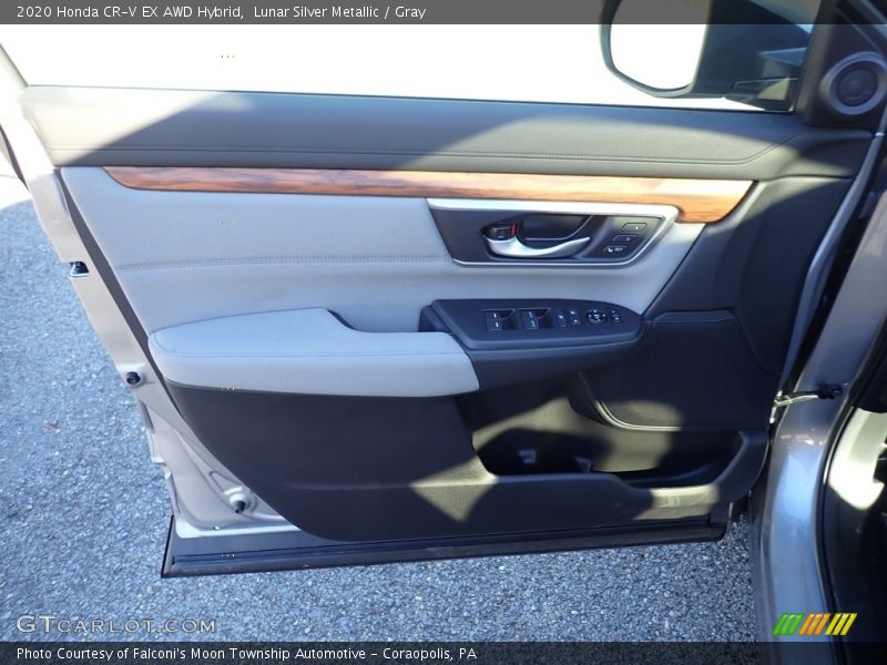 Lunar Silver Metallic / Gray 2020 Honda CR-V EX AWD Hybrid