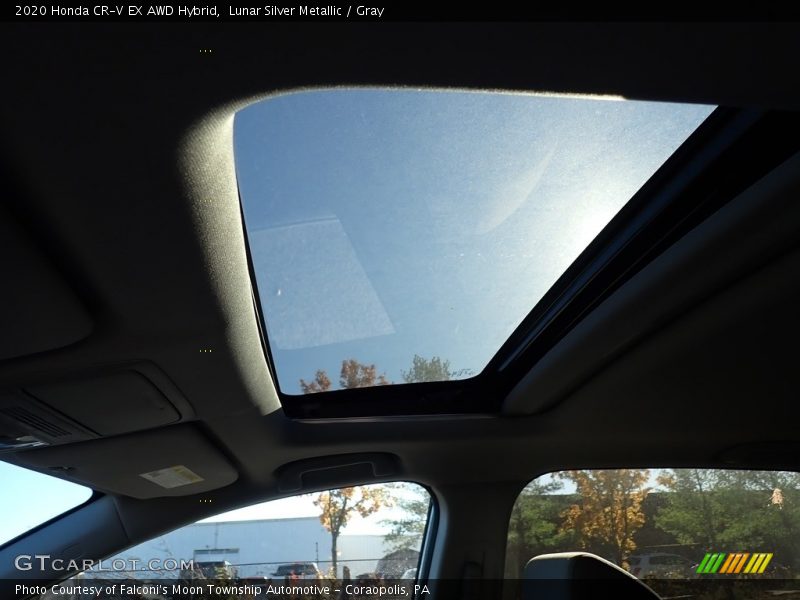 Lunar Silver Metallic / Gray 2020 Honda CR-V EX AWD Hybrid