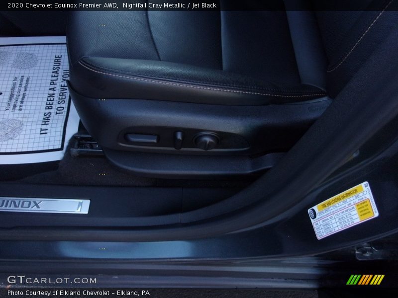 Nightfall Gray Metallic / Jet Black 2020 Chevrolet Equinox Premier AWD