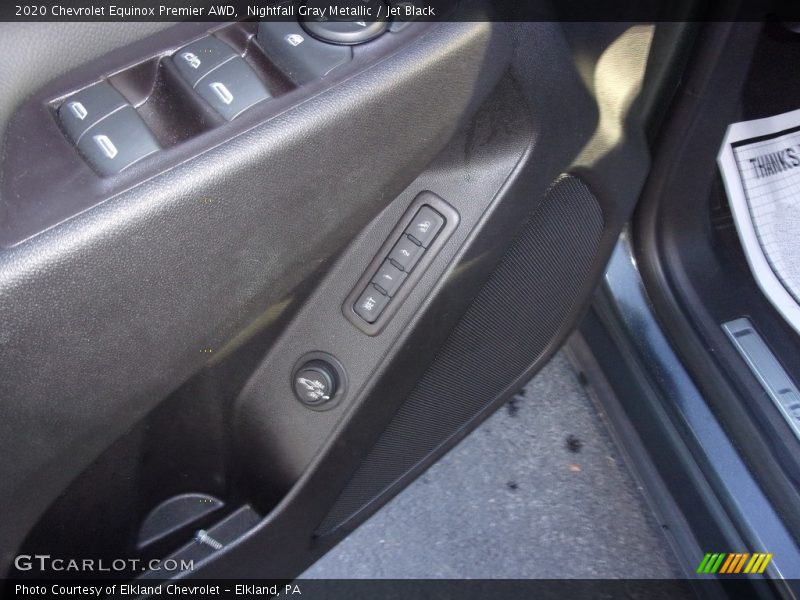 Nightfall Gray Metallic / Jet Black 2020 Chevrolet Equinox Premier AWD