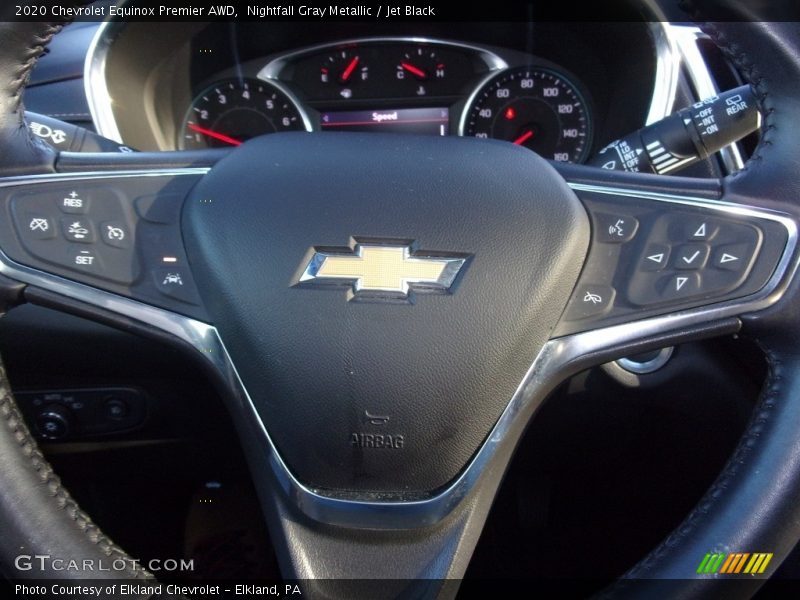 Nightfall Gray Metallic / Jet Black 2020 Chevrolet Equinox Premier AWD
