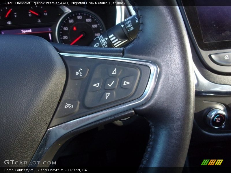 Nightfall Gray Metallic / Jet Black 2020 Chevrolet Equinox Premier AWD