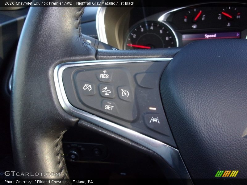 Nightfall Gray Metallic / Jet Black 2020 Chevrolet Equinox Premier AWD