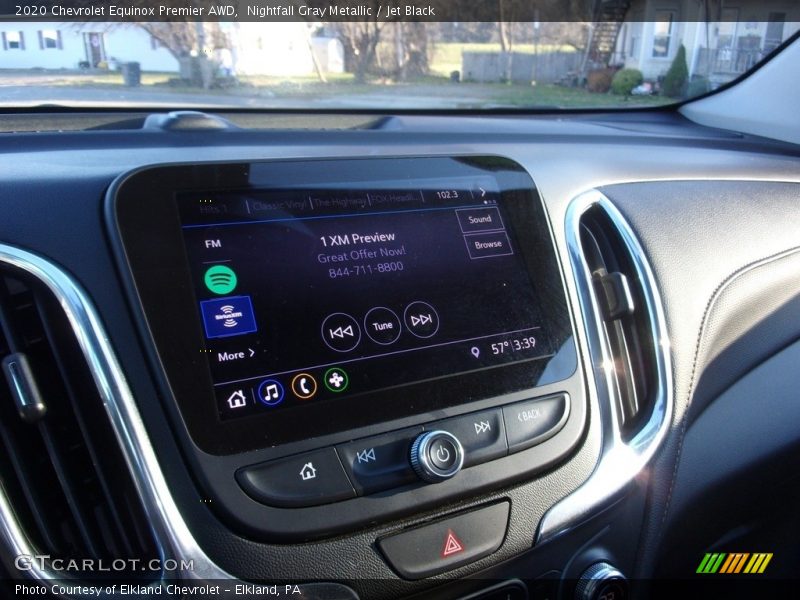 Nightfall Gray Metallic / Jet Black 2020 Chevrolet Equinox Premier AWD