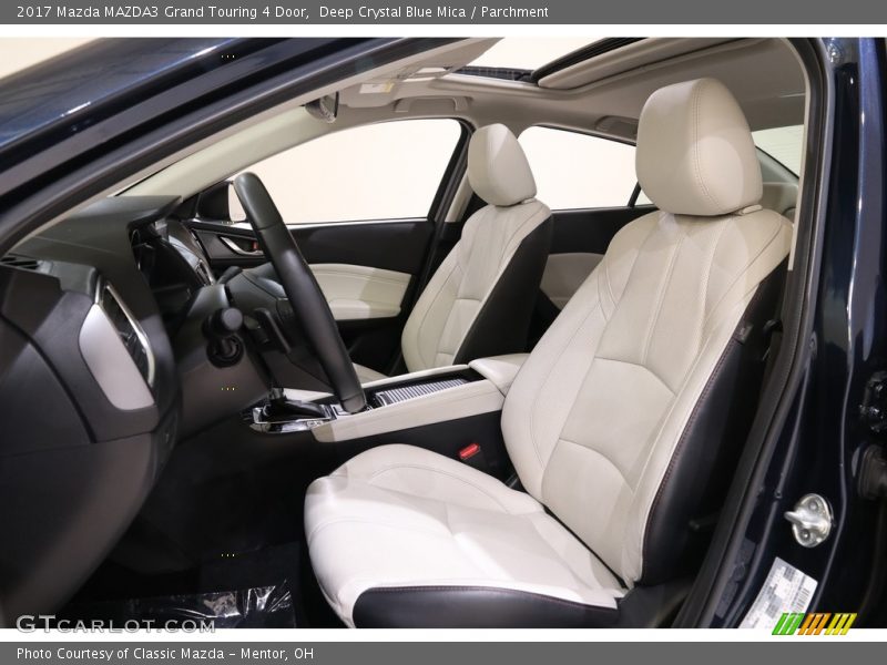 Deep Crystal Blue Mica / Parchment 2017 Mazda MAZDA3 Grand Touring 4 Door