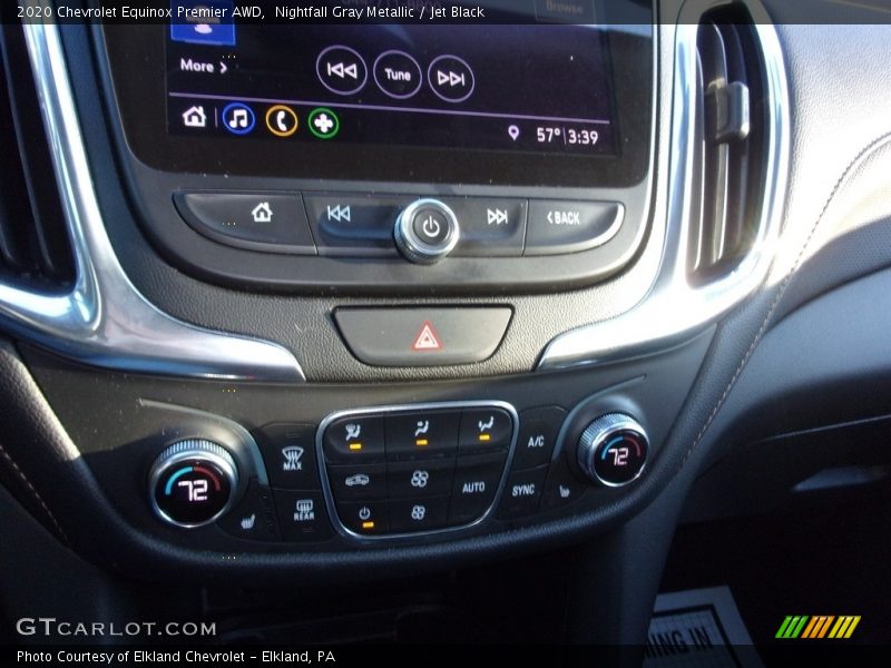 Nightfall Gray Metallic / Jet Black 2020 Chevrolet Equinox Premier AWD
