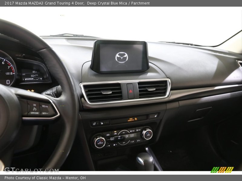 Deep Crystal Blue Mica / Parchment 2017 Mazda MAZDA3 Grand Touring 4 Door