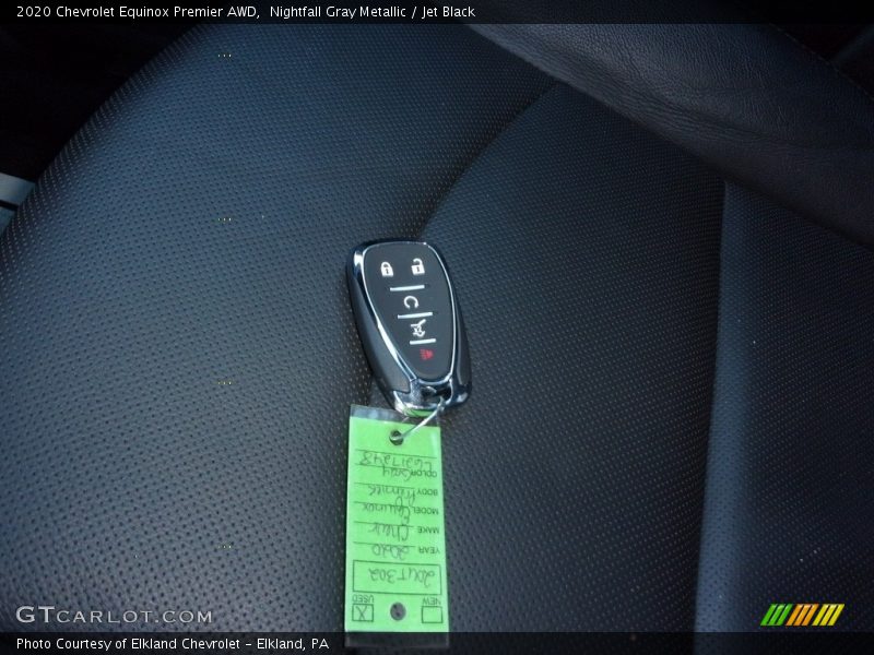 Nightfall Gray Metallic / Jet Black 2020 Chevrolet Equinox Premier AWD