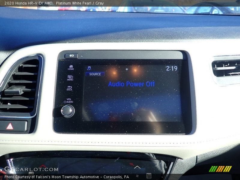 Platinum White Pearl / Gray 2020 Honda HR-V EX AWD