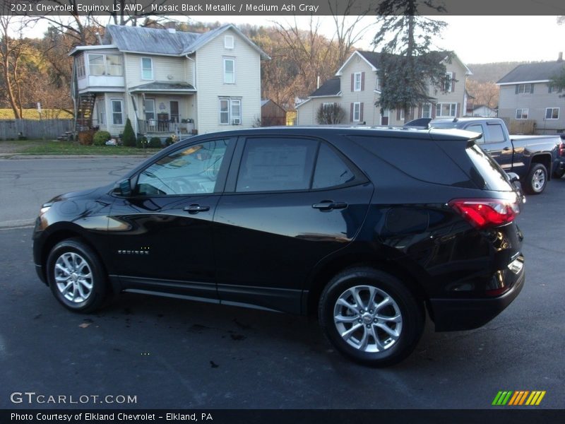 Mosaic Black Metallic / Medium Ash Gray 2021 Chevrolet Equinox LS AWD