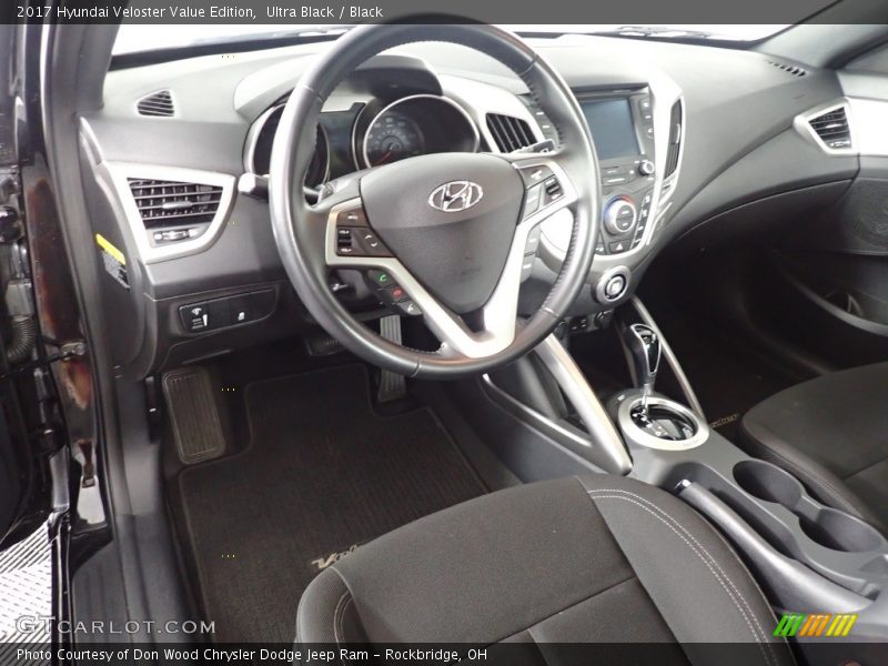 Ultra Black / Black 2017 Hyundai Veloster Value Edition